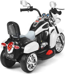 Electric 6V Battery-Powered Kids Motorcycle Ride-On Toy with Music Magic Cars 2