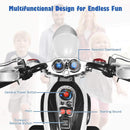 Electric 6V Battery-Powered Kids Motorcycle Ride-On Toy with Music Magic Cars 6