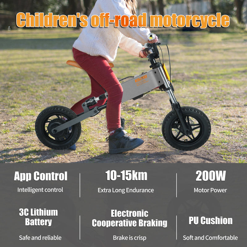 200W Electric Dirt Bike for Kids Ages 5–10 with Speeds up to 15 MPH Magic Cars 5