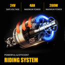 200W Electric Dirt Bike for Kids Ages 5–10 with Speeds up to 15 MPH Magic Cars 6