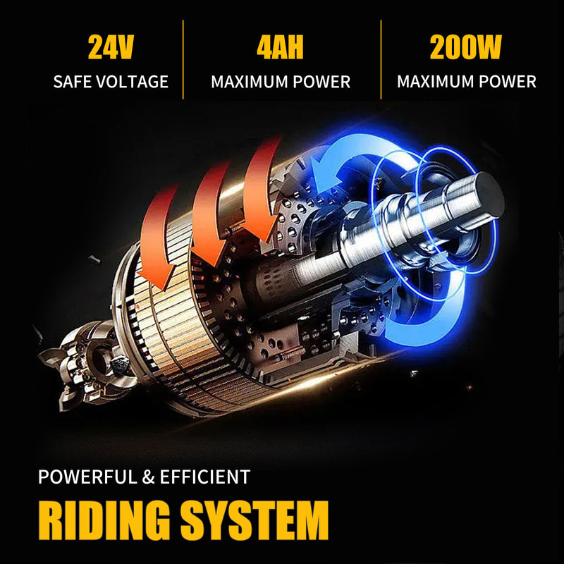 200W Electric Dirt Bike for Kids Ages 5–10 with Speeds up to 15 MPH Magic Cars 6