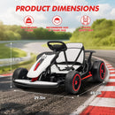 Kids' Electric Drift Go Kart, 200W Dual Motor, 8.1MPH Speed, 7AH Battery, 2 Speed Options Magic Cars 2