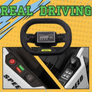 Electric Drift Kart with Adjustable Seat 24V Outdoor Ride-On Toy with 4 Speed Modes Magic Cars 16