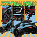 Electric Drift Kart with Adjustable Seat 24V Outdoor Ride-On Toy with 4 Speed Modes Magic Cars 20