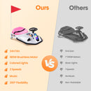 Electric Drifting Go Kart Bumper Car for Kids Ages 3+ with 24V High/Low Speed Control Magic Cars 6