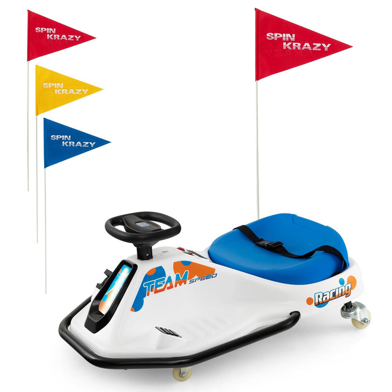 Electric Drifting Go Kart for Kids with 360° Spin, Wireless Control, and USB Radio Magic Cars 8