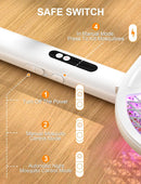 Foldable 4000V Bug Zapper Racket with 1800mAh Battery in White Magic Cars 6