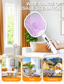Foldable 4000V Bug Zapper Racket with 1800mAh Battery in White Magic Cars 7