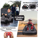 Electric 6V Battery Ride-On Racing Go-Kart with Remote Control and Safety Features Magic Cars 2
