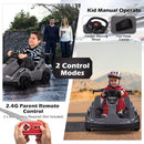6V Battery-Powered Electric Ride-On Racing Go-Kart with Remote Control and Safety Features Magic Cars 2