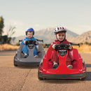 Electric 6V Battery-Powered Ride-On Racing Go-Kart with Remote Control and Safety Features Magic Cars 1