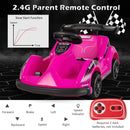 6V Battery-Powered Electric Ride-On Go-Kart for Kids with Remote Control Pink Magic Cars 2