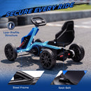 Kids' Electric Go Kart Featuring EVA Tires, Dual Speed Settings, and Adjustable Seat - Blue Magic Cars 8