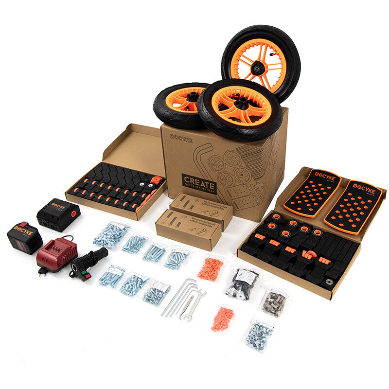 Electric Innovation Kart with 20+ Assembly Methods and Parent-Child Interaction Kit Magic Cars 5