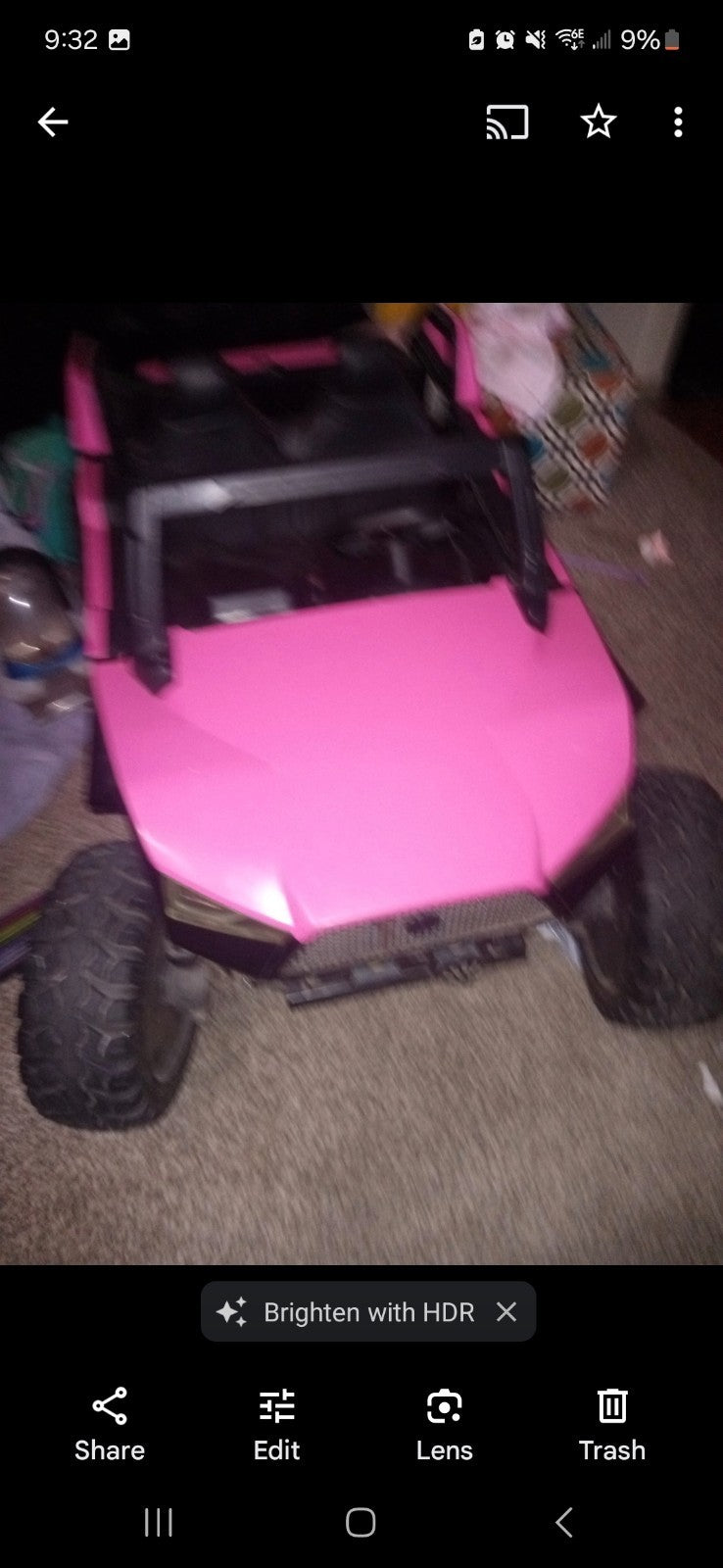 Pink Electric Ride-On Jeep for Kids Magic Cars 2