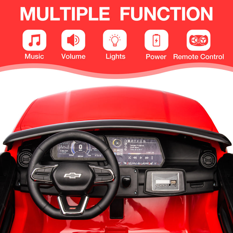 Electric 24V Ride-On Car for Toddlers Ages 3-8 with Parent Remote Control Magic Cars 12