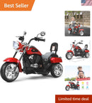 Kids Electric Chopper Motorcycle - 6V Ride-On with Lights, Horn, and 3-Wheel Safety Magic Cars Variant 0