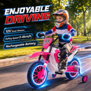 Toddler Electric Motorcycle with Safety Training Wheels Magic Cars 3