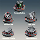 12V Pink Electric Kids Motorcycle with LED Lights and Bluetooth Music Ride-On Toy Magic Cars 12