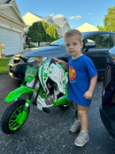 12V Red Electric Kids Dirt Bike with Dual Shock Battery-Powered Ride-On Motorcycle Toy Magic Cars 10