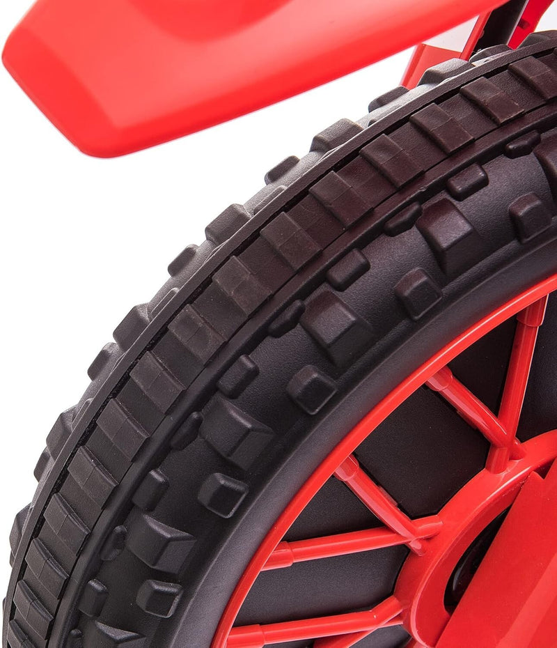 12V Red Electric Kids Dirt Bike with Dual Shock Battery-Powered Ride-On Motorcycle Toy Magic Cars 11