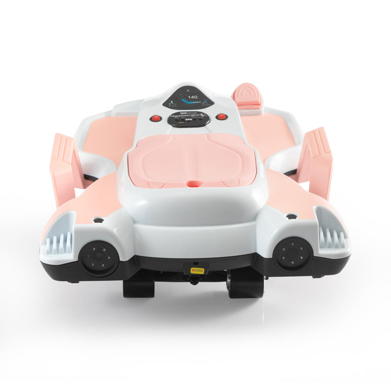 Electric Kids Racing Car with Music and Lights Pink Magic Cars 3