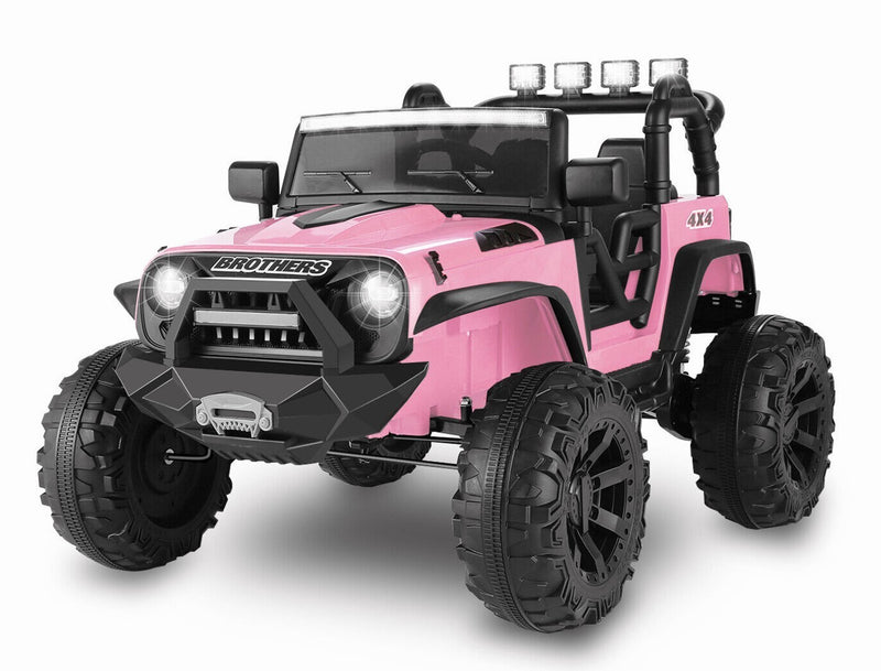 12V/24V Electric Jeep Ride-On Car for Kids with Music and Remote Control Magic Cars 10