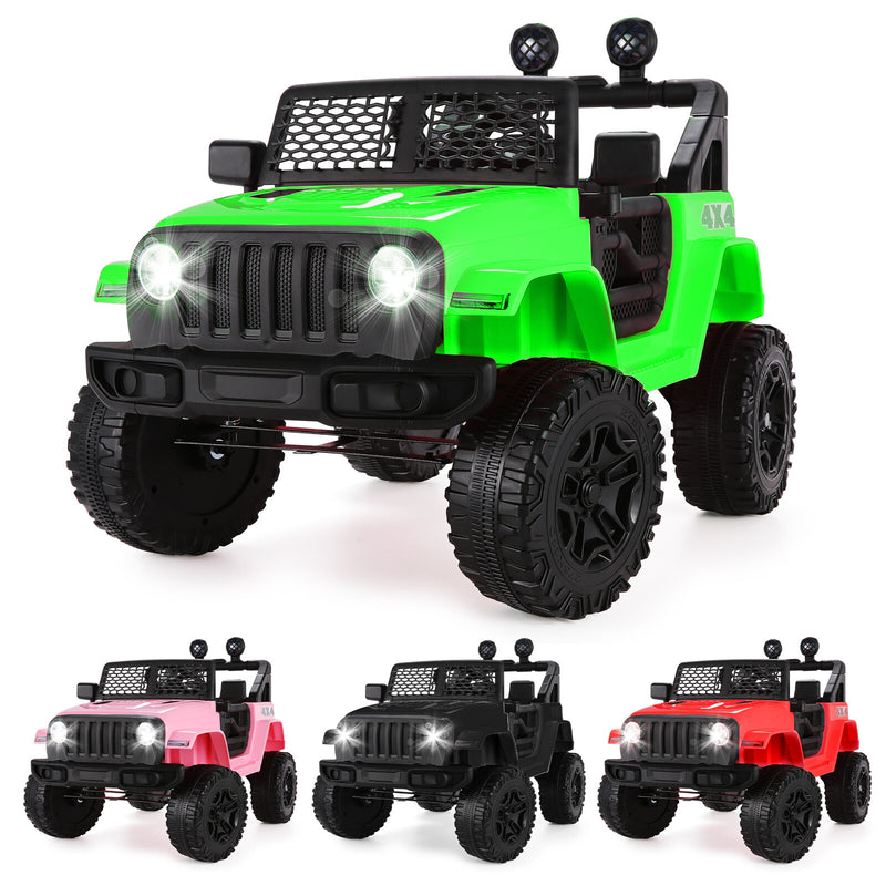 Electric Kids Ride-On Jeep Car with Power Wheels, 12V/24V, Music, and Remote Control Magic Cars 19