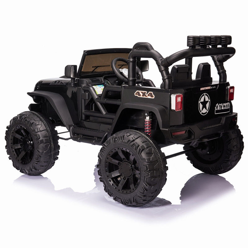 12V/24V Electric Kids Ride-On Jeep Car with Power Wheels, Music, and Remote Control Magic Cars 26