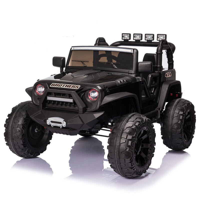 12V/24V Electric Kids Ride-On Jeep with Power Wheels, LED Lights, Music, and Remote Control Magic Cars 11