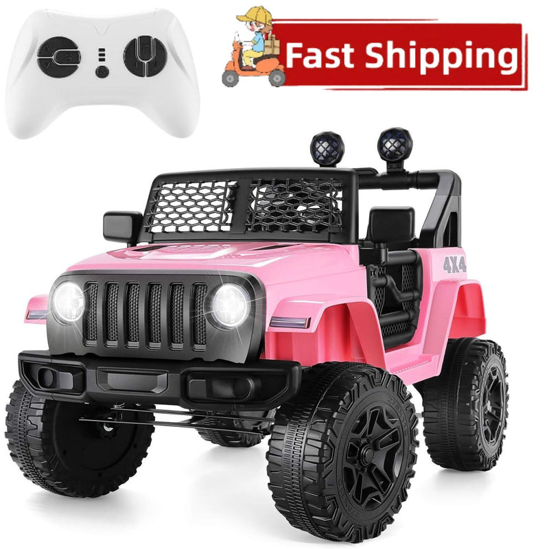12V/24V Electric Kids Ride-On Jeep with Power Wheels, LED Lights, Music, and Remote Control Magic Cars 7