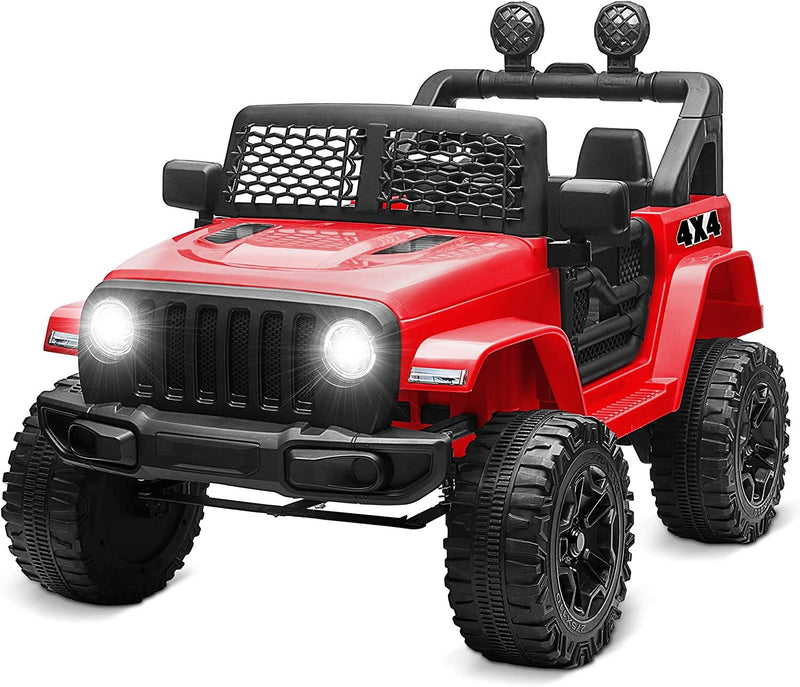 12V/24V Electric Kids Ride-On Jeep with Power Wheels, LED Lights, Music, and Remote Control Magic Cars Variant 12