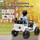 12V Electric Kids Ride-On Jeep Car with Power Wheels, 2-Seater, Music, and Remote Control Magic Cars 6