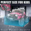 24V Electric Kids Ride-On Jeep with Power Wheels, Music, Remote Control, and 2 Seaters Magic Cars 20