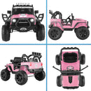 24V Electric Kids Ride-On Jeep with Power Wheels, Music, Remote Control, and 2 Seaters Magic Cars 21