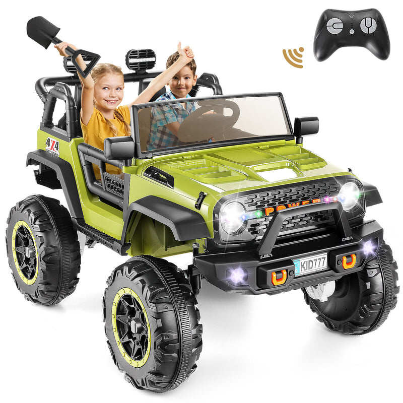 24V Electric Kids Ride-On Jeep Car with Power Wheels, Music, and Remote Control Magic Cars 6