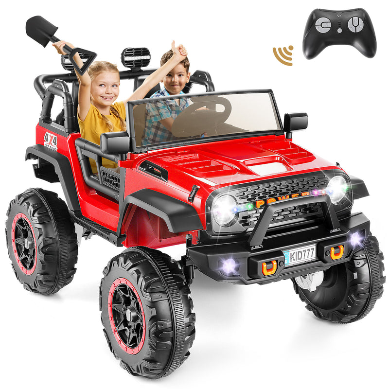 24V Electric Kids Ride-On Jeep Car with Power Wheels, Music, and Remote Control Magic Cars 8