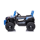 Electric Kids Ride-On Car with Remote Control Rechargeable Battery 2 Motors Blue Magic Cars 2