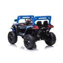 Electric Kids Ride-On Car with Remote Control Rechargeable Battery 2 Motors Blue Magic Cars 3