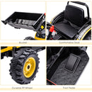 Rechargeable Electric Ride-On Kids' Construction Excavator Tractor Toy Yellow Magic Cars 5