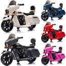 Electric Kids Ride-On Motorcycle Dirt Bike with Training Wheels and Music Magic Cars 1