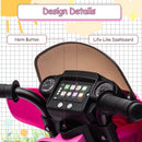 Electric Kids Ride-On Dirt Bike with Training Wheels and USB Charging Magic Cars 5