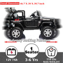 Electric Kids Ride-On Jeep Truck with USB, MP3, LED Lights and 2.4G Remote Control Magic Cars 4
