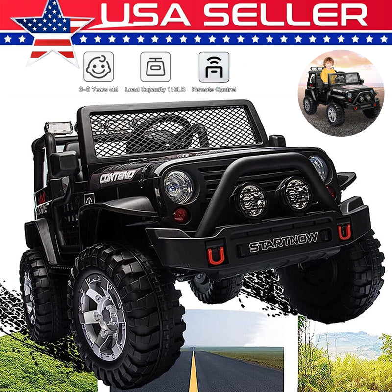 Electric Kids Ride-On Jeep Truck with USB, MP3, LED Lights and 2.4G Remote Control Magic Cars Variant 0