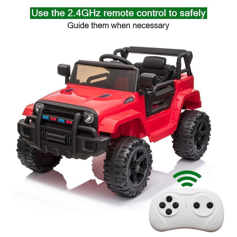 12V Electric Kids Ride-On Truck Car Toy with 3 Speeds and Remote Control Magic Cars Variant 0