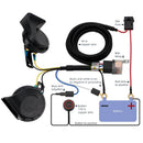 Waterproof Dual Train Horn for Cars and Trucks - 12V 130dB with Electric Switch in Blue Magic Cars 6