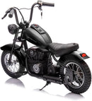 24V 250W Electric Kids Motorcycle with 2 Speeds and 14 MPH Max Speed, Black Magic Cars Variant 0