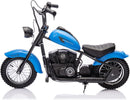 24V 250W Electric Kids Motorcycle with 2 Speeds Blue, Max Speed 14 MPH Magic Cars 7
