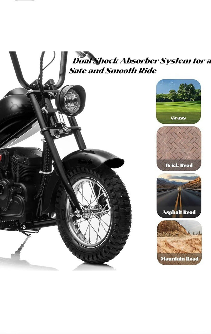 24V 250W Electric Kids Motorcycle with 2 Speeds and 14 MPH Max Speed in Orange Magic Cars 1