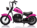 24V 250W Electric Motorcycle for Kids and Teens with 2 Speeds and 14 MPH Max Speed Rose Magic Cars 6